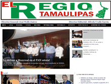 Tablet Screenshot of elregiodetamaulipas.com